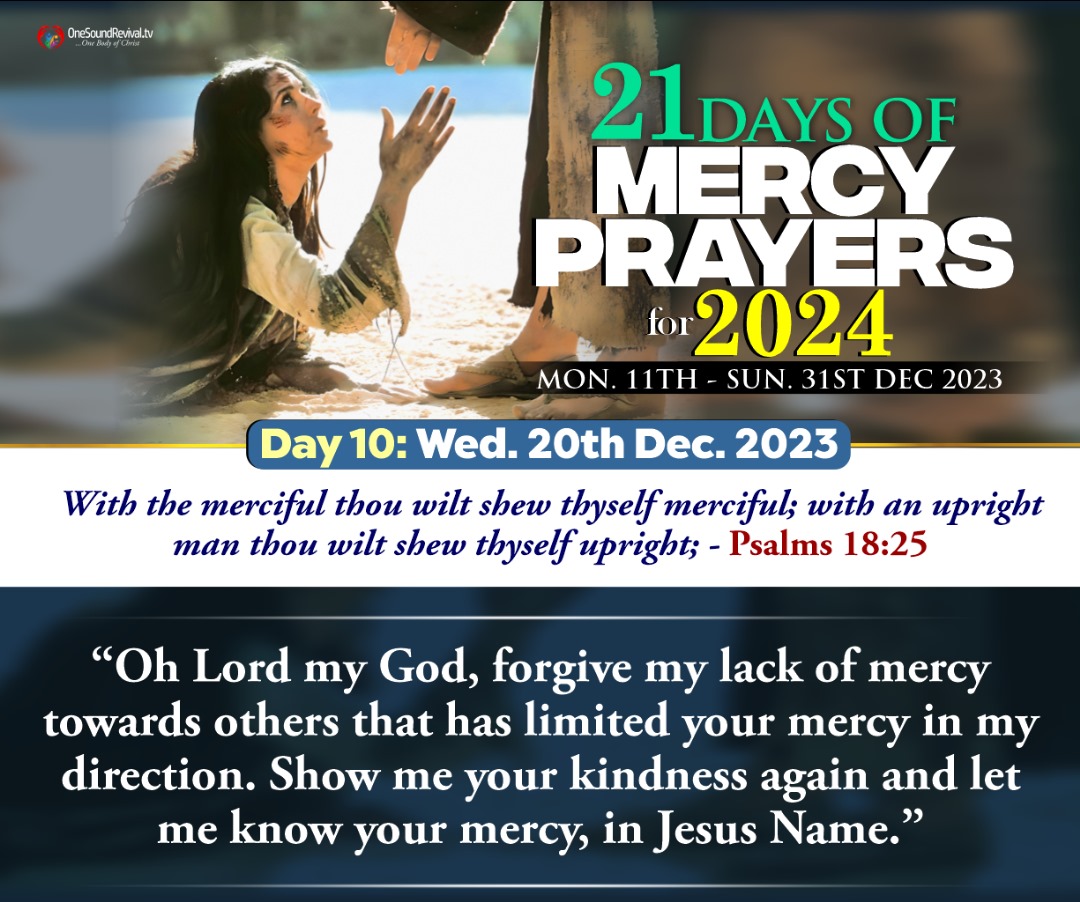 21 days of Mercy Prayer day 10