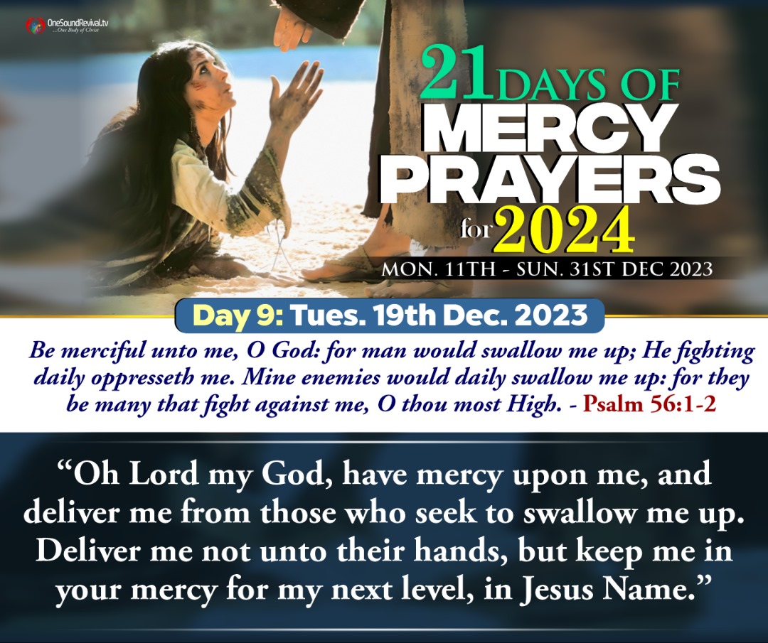 21 days of Mercy Prayer day 9